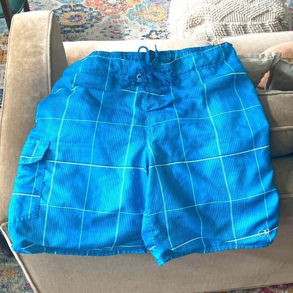 TWO OP Swim Board Shorts Sz L (36-38) - Picture 2 of 7